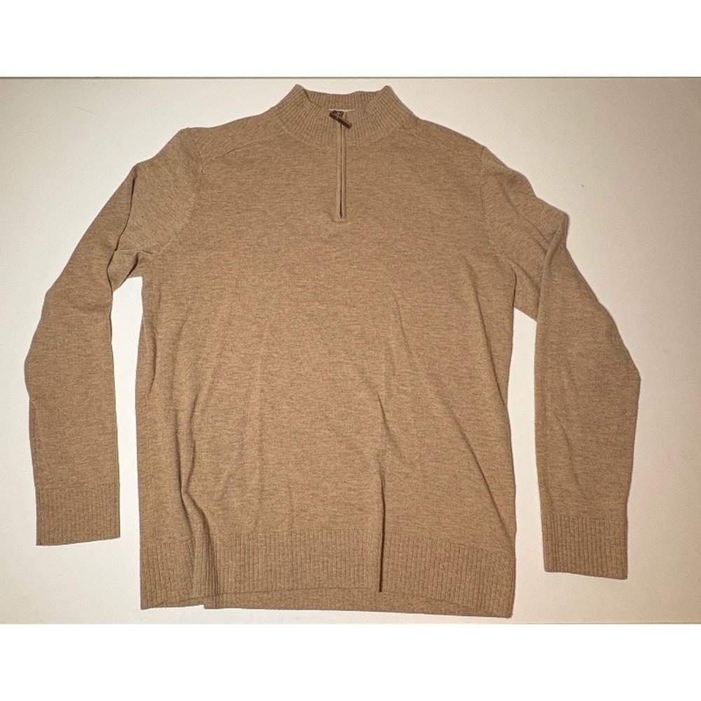 Smartwool Men's Quarter Zip Sweater | Tan | Large
